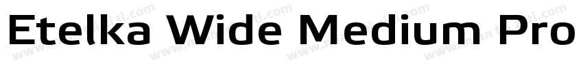 Etelka Wide Medium Pro Bold Italic字体转换